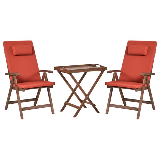 Bistrosetti AMANTEA PREMIUM akaasia Punainen