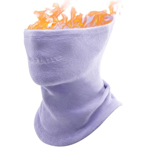 Qunature Käännettävä Talvi Fleece Kauluri Violetti