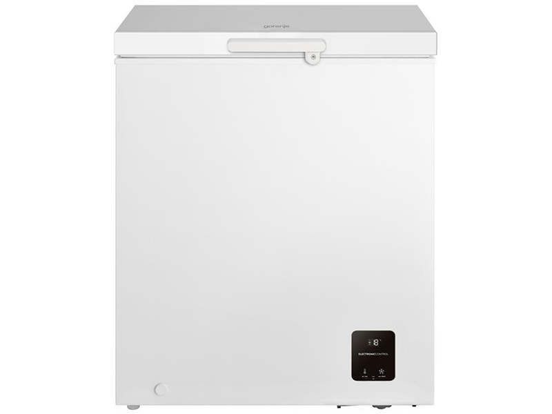 Gorenje pakastin FH14EAW, Energiatehokkuusluokka E, Arkku, Vapaasti seisova, Korkeus 85,4 cm, Kokonaisnettotilavuus 142 L, Valkoinen