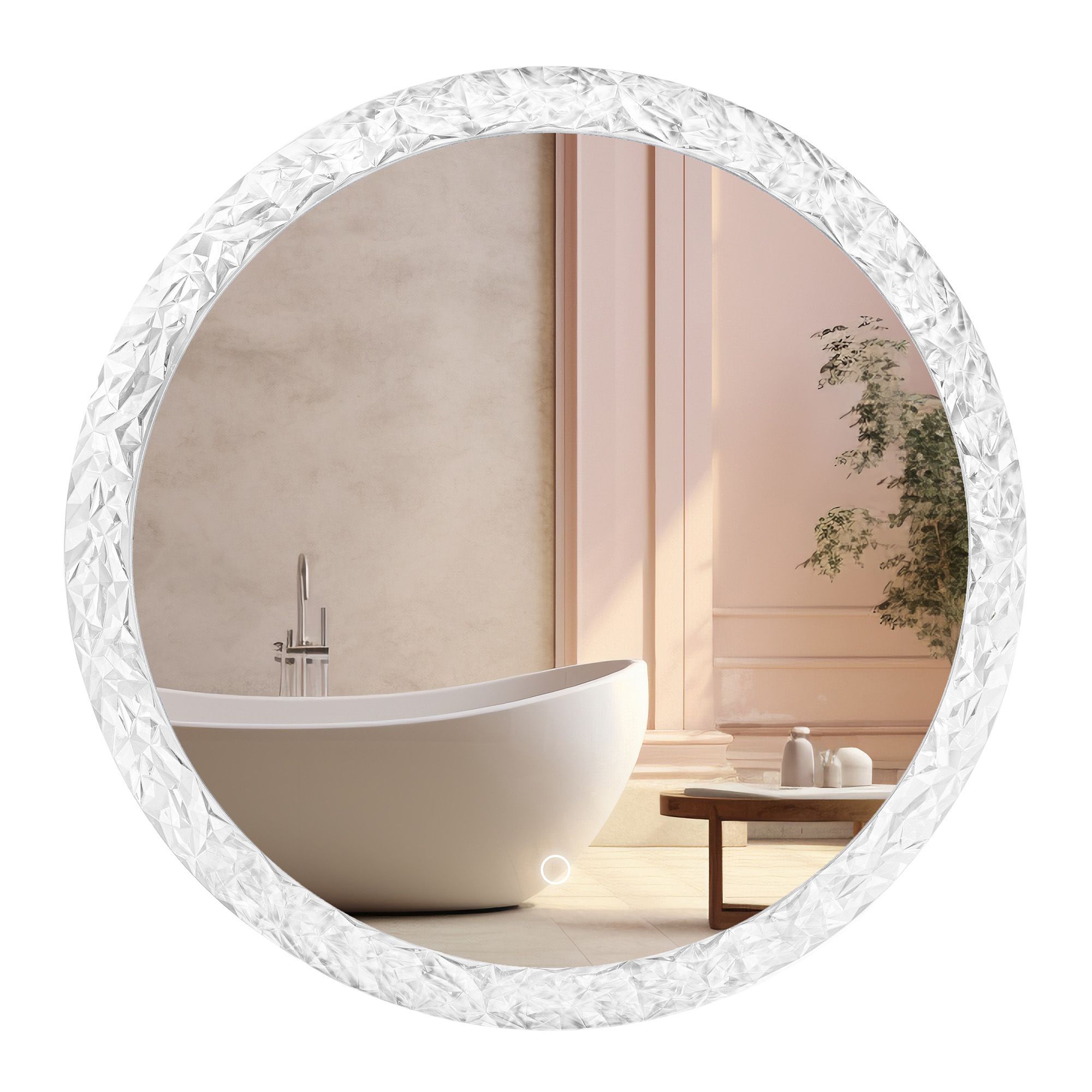 TUTUMI LED-seinäpeili YH-3562 60 läpinäkyvä, 60x60x60cm