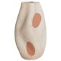 Kukkamaljakko BATOIDEA kivitavara 25 cm Vaaleanbeige
