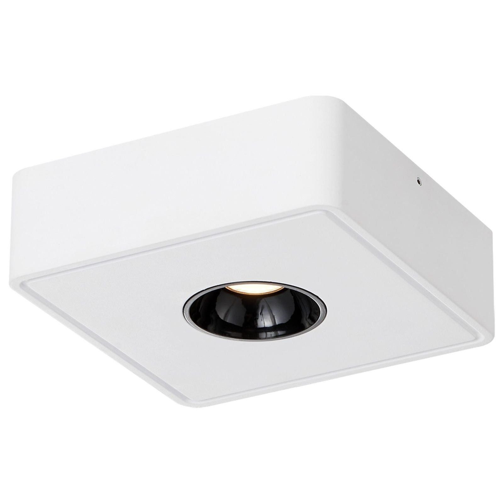 NETTLIFE LED-kohdevalot, valkoinen, 7 W, lämmin valkoinen, moderni kattokohdevalo, tasainen ja neliönmuotoinen kohdevalo eteiseen, keittiöön
