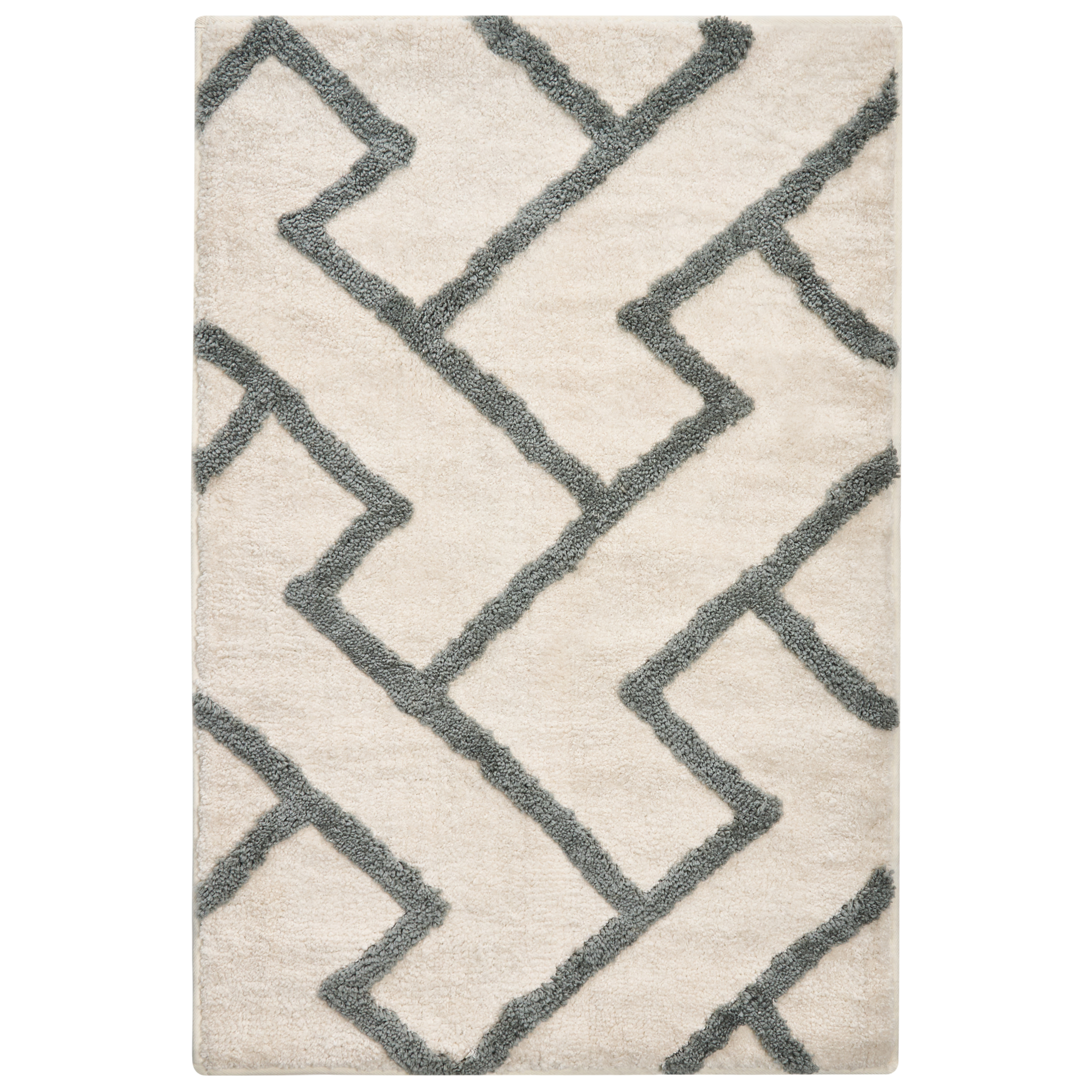 Kylpyhuonematto GARHI Beige 60 x 90 cm puuvilla