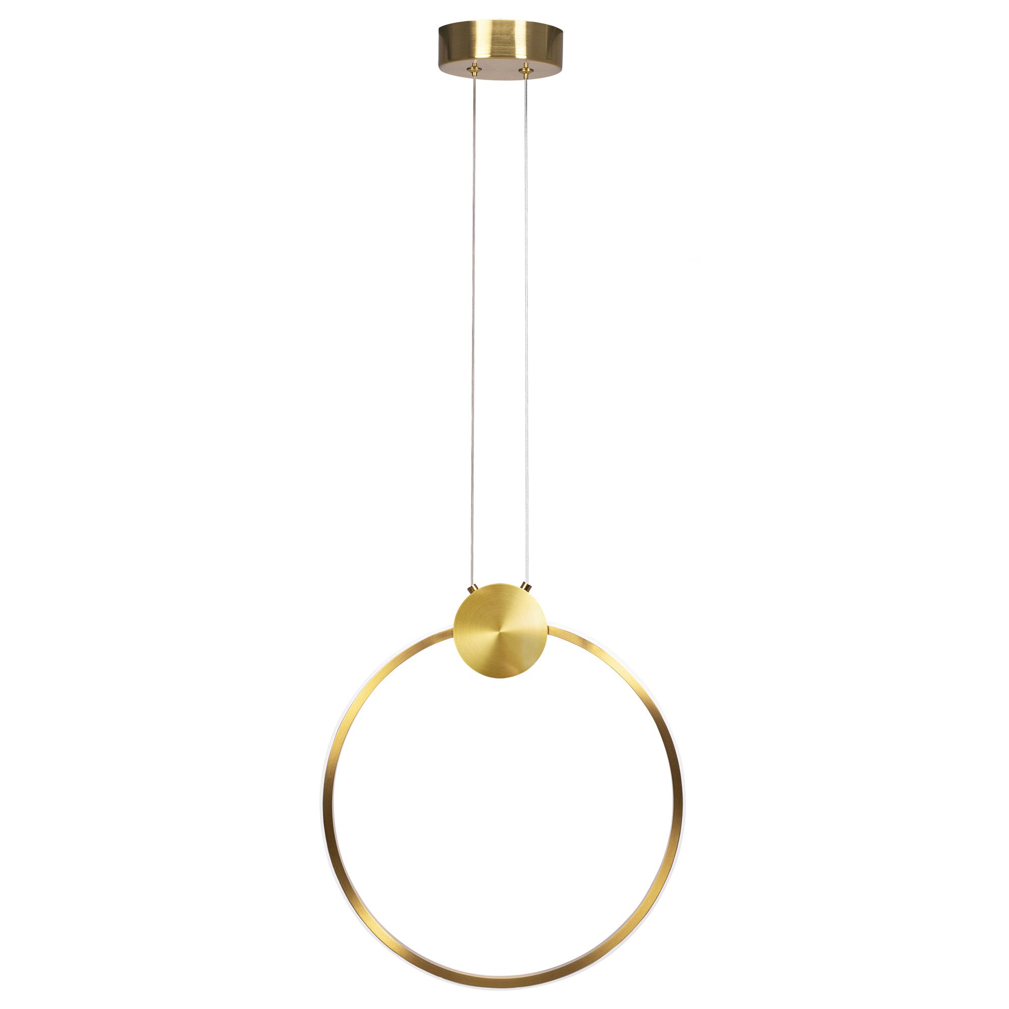 TOOLIGHT riippuvalaisin LED APP1394-CP harjattu kulta, 31x2, 7x33cm