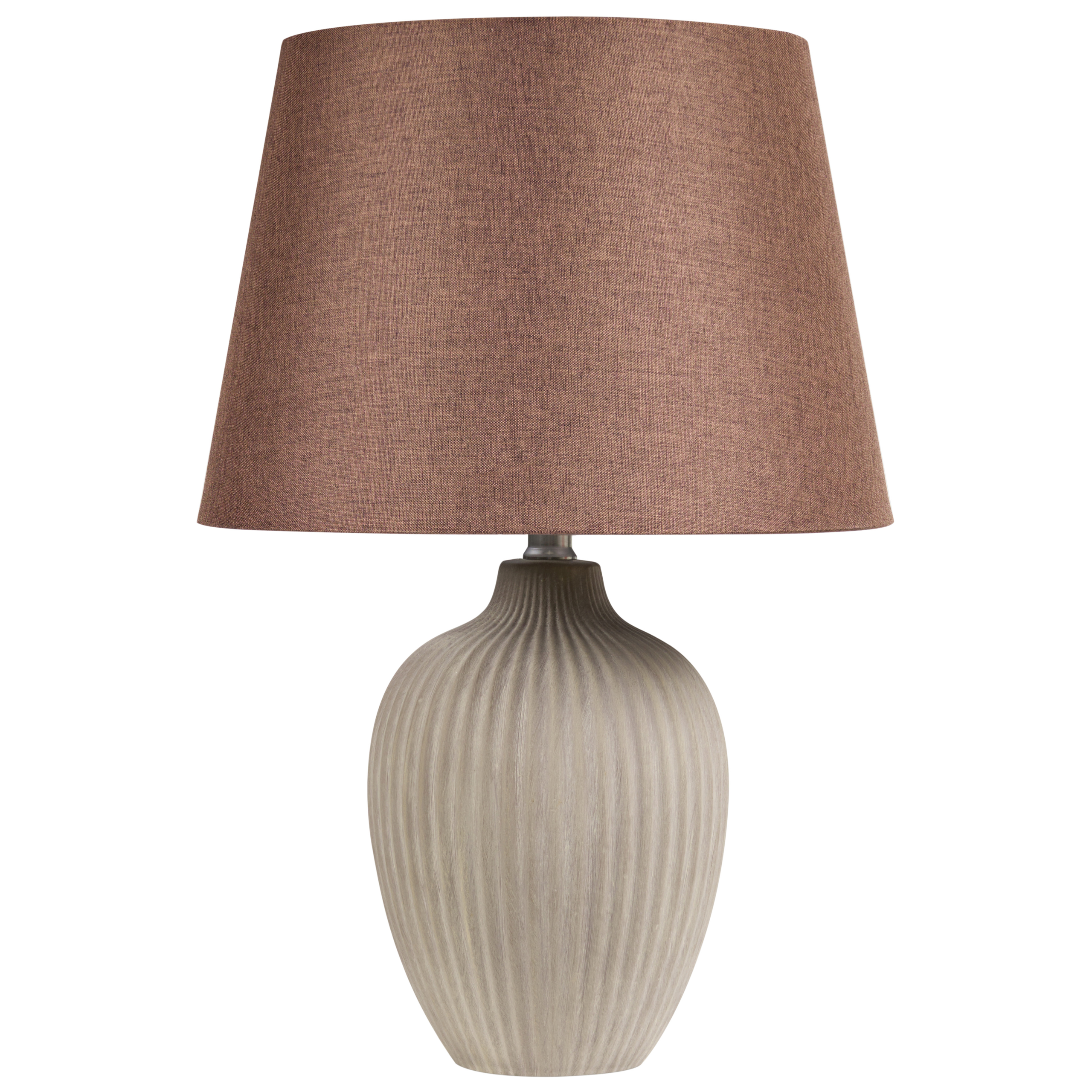 Pöytävalaisin FERGUS keramiikka Ruskea