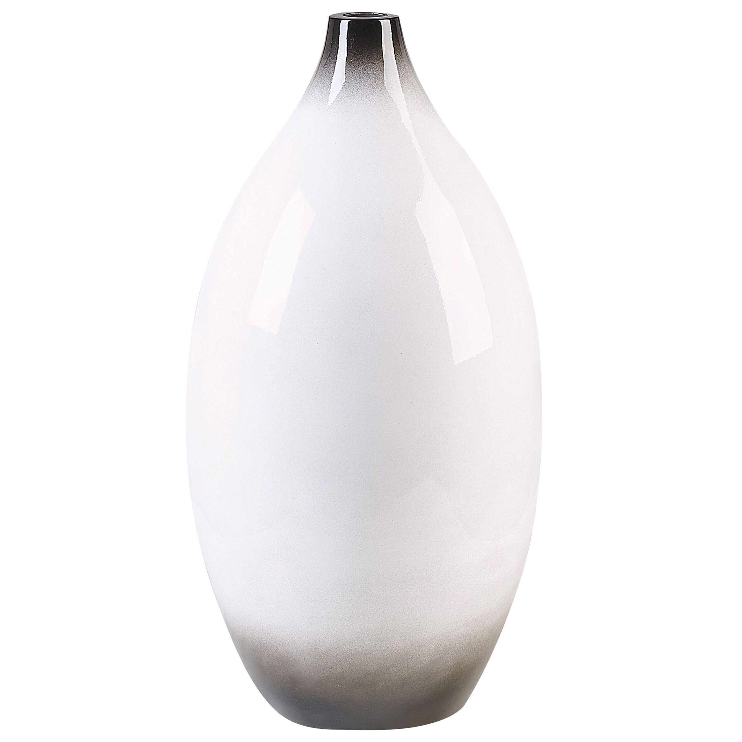 Koristemaljakko BAEZA 46 cm Keramiikka Valkoinen