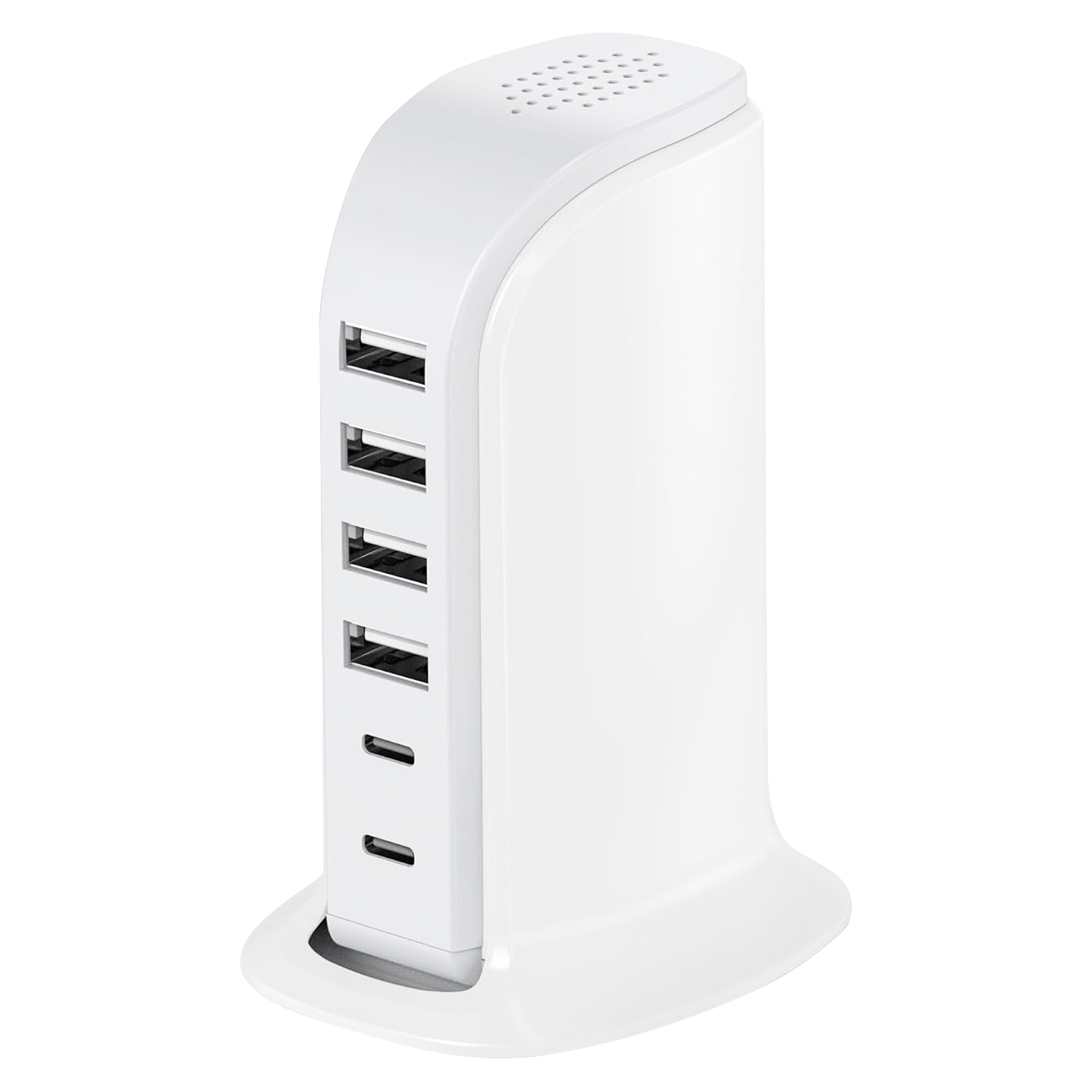 Moniliitäntäinen laturi 4 USB-A / 2 USB-C Power Delivery 40W kompakti