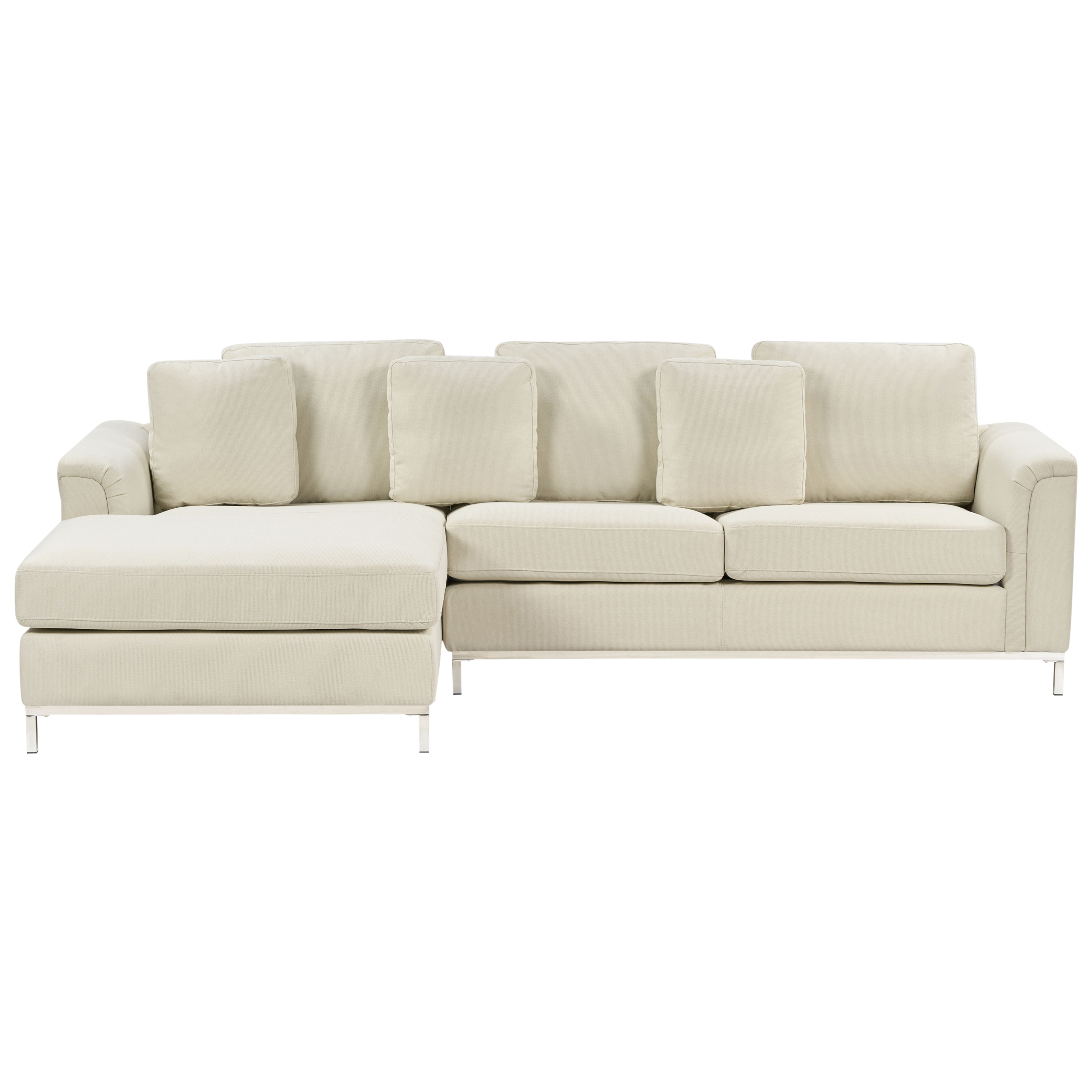 Kulmasohva OSLO Kangas Beige Oikea