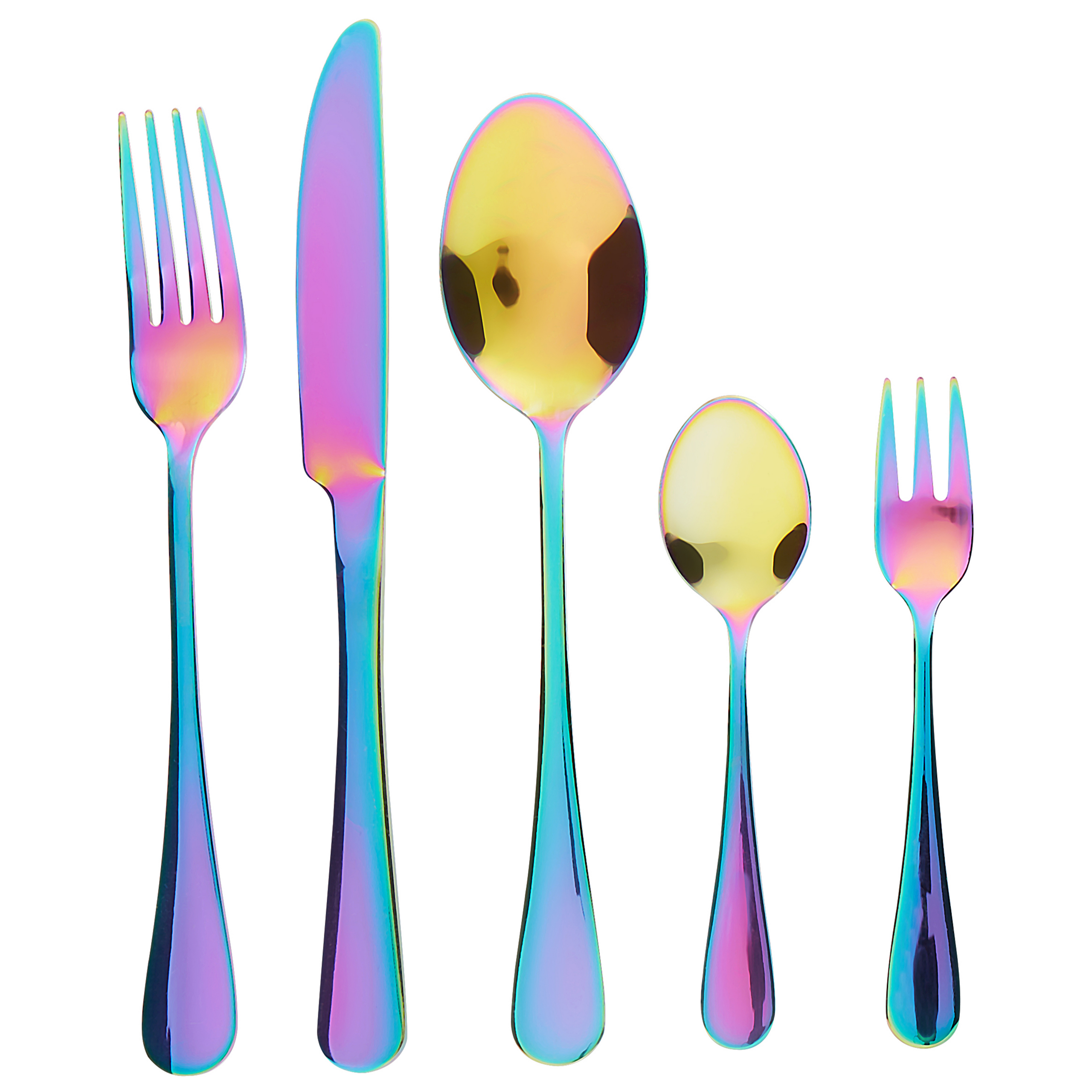 Aterinsetti 30 osaa FUSILLI Monivärinen