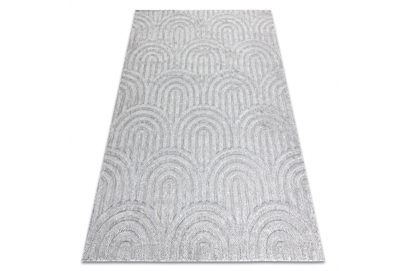 Matto SANTO STRING SIZAL 0537 geometrinen harmaa 180x270 cm