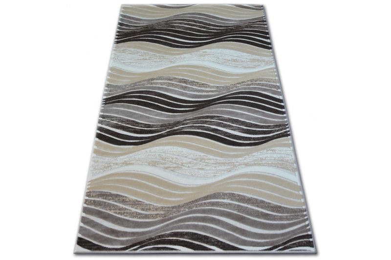 Matto AKRYYLI YAZZ 1760 ruskea/tumma beige 80x150 cm