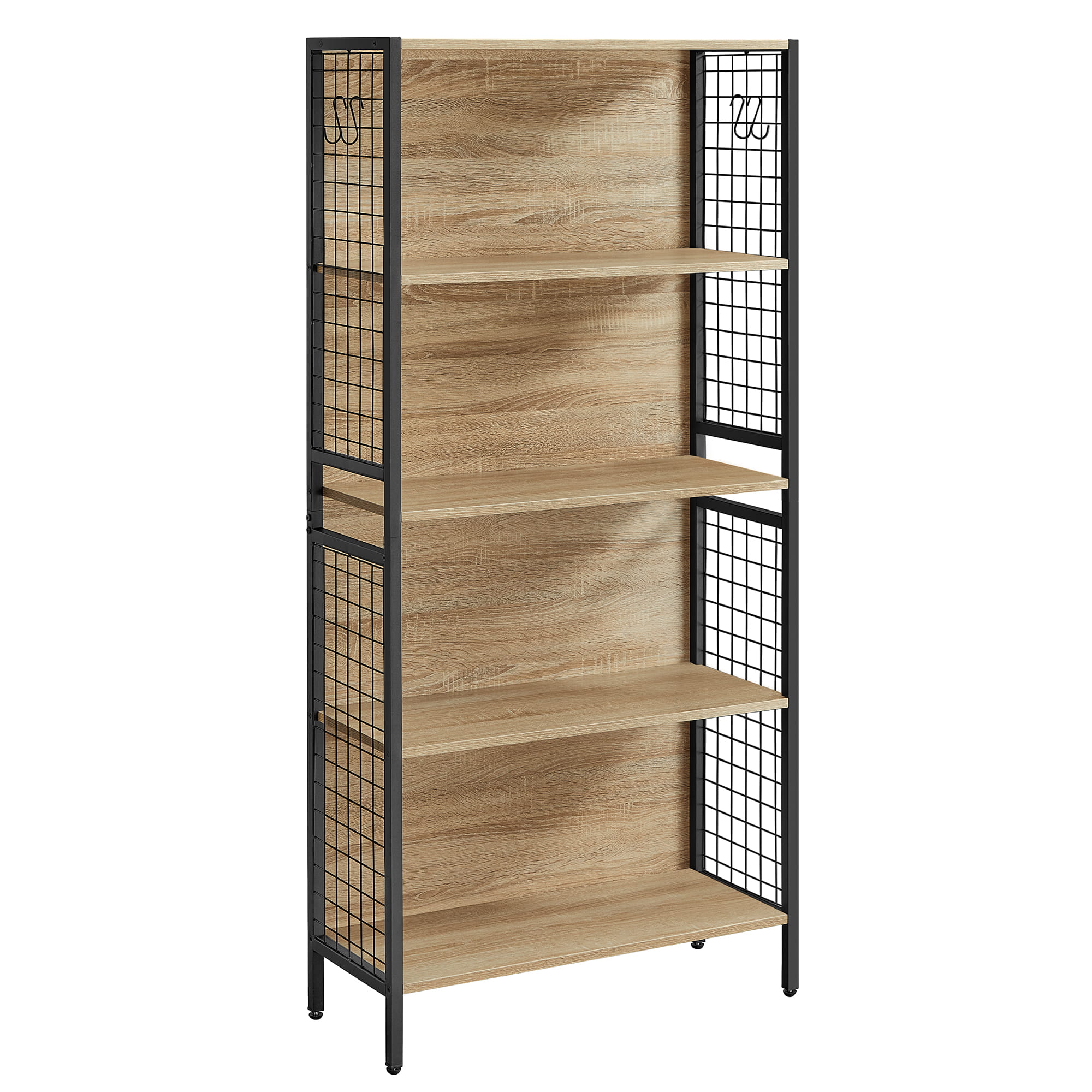 Kirjahylly sonoma-tammi, LBC023B11, 4 hyllyä