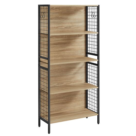 Kirjahylly sonoma-tammi, LBC023B11, 4 hyllyä