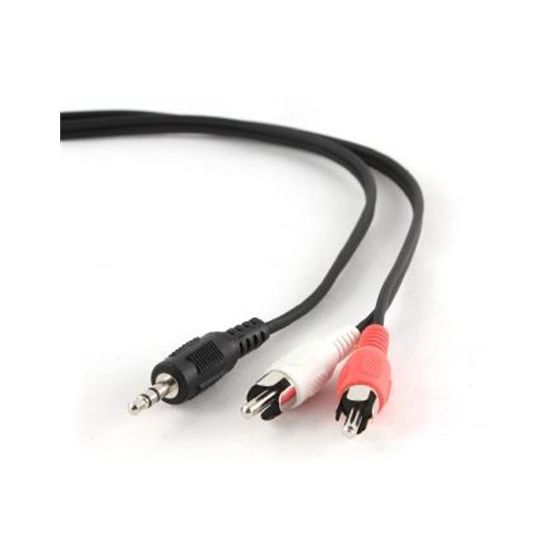 Cablexpert | Äänikaapeli | Uros | RCA x 2 | Minikuulokeliitäntä stereona 3,5 mm
