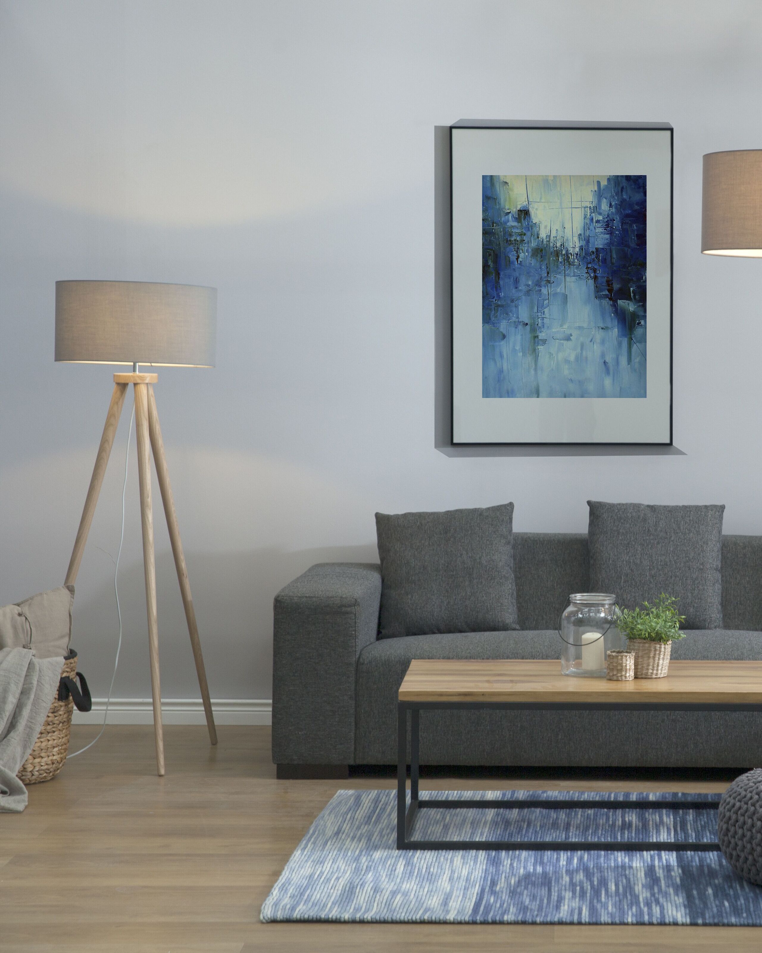 Lattiavalaisin NITRA tammi Harmaa