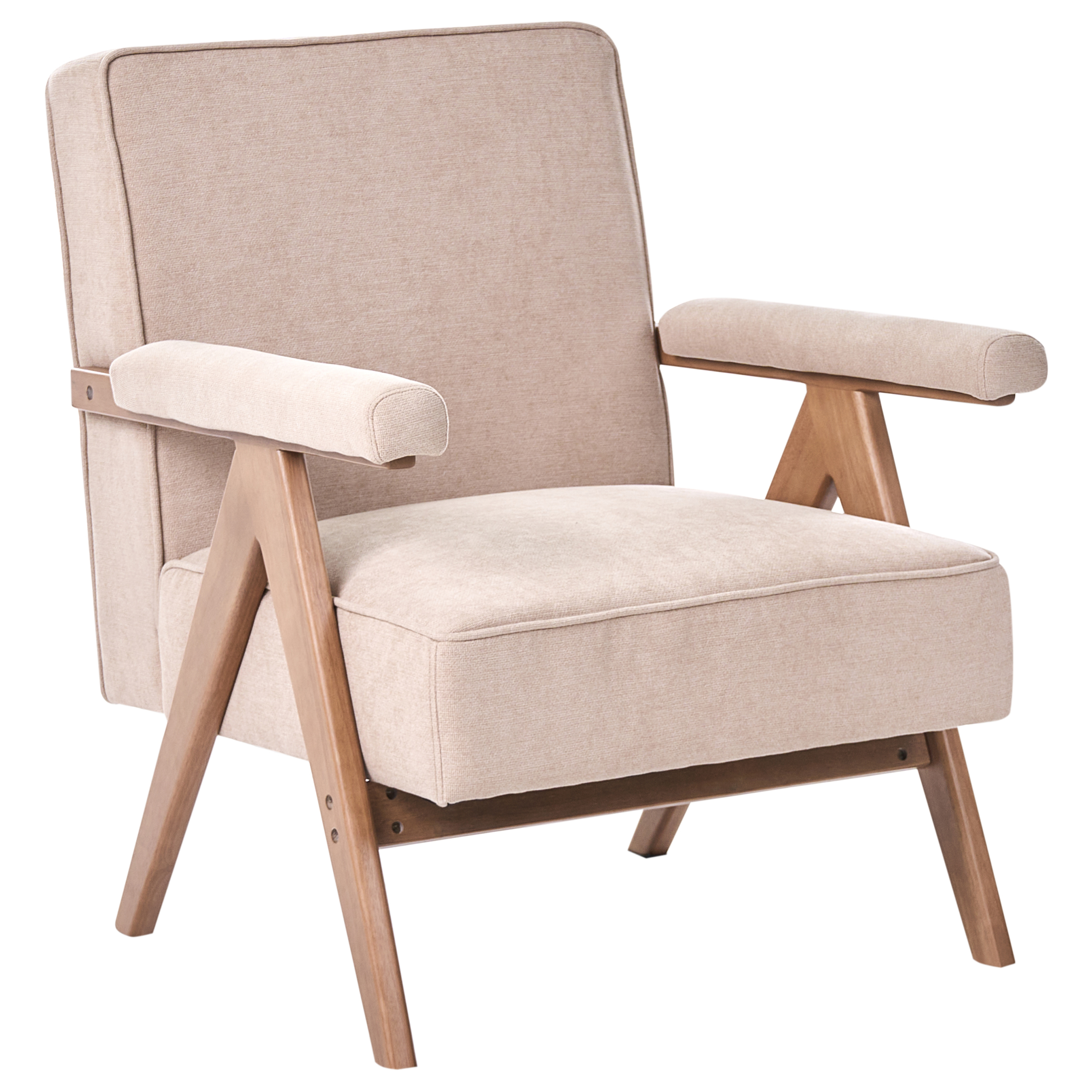 Nojatuoli EVJE Keinopellava Beige