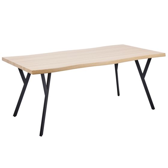 Ruokapöytä ALTON Vaaleanruskea 180 cm 90 cm