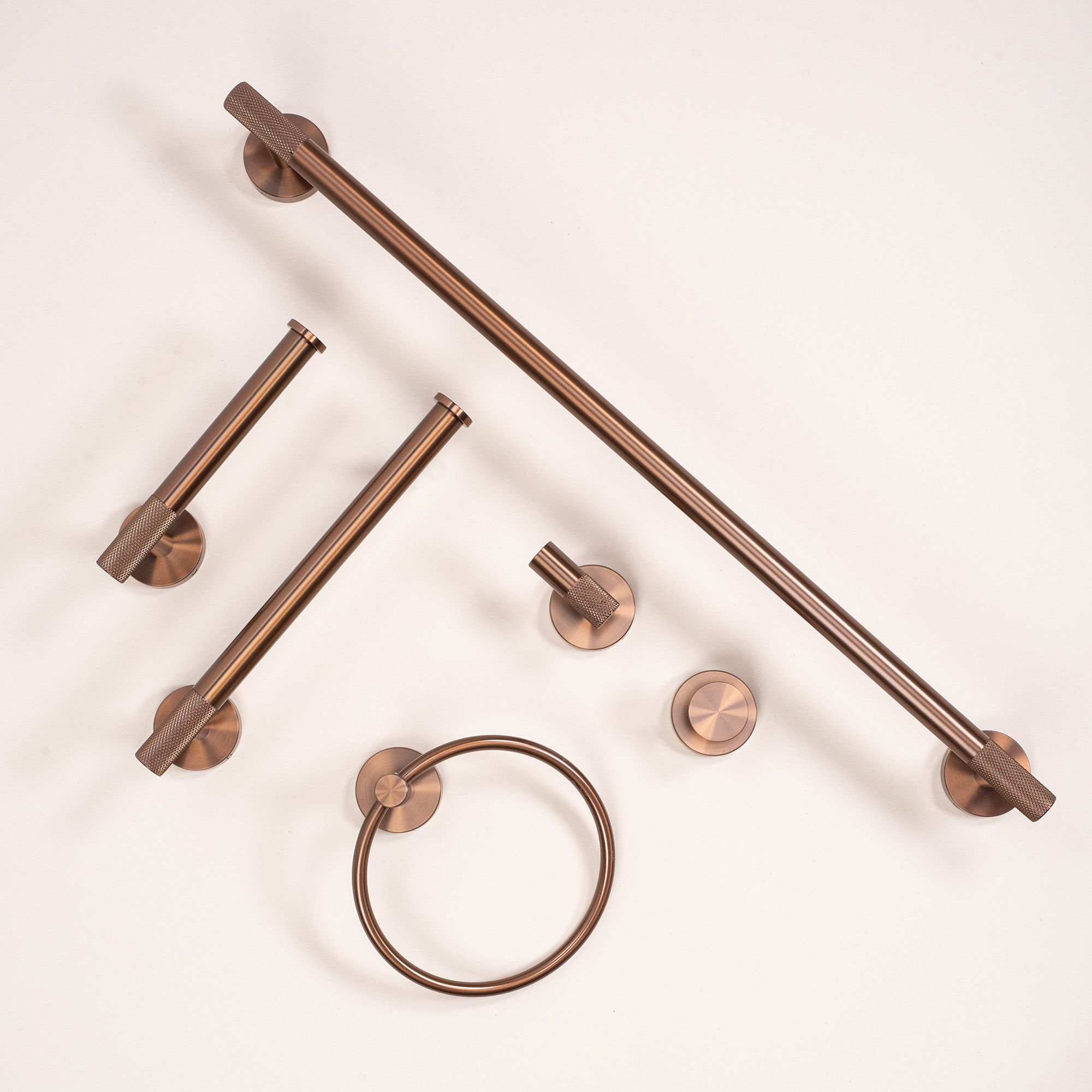 REA kylpyhuoneteline 6606A Modern harjattu kupari, 5X5X5CM