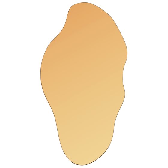 Seinäpeili ASSIGNY 46 cm 92 cm Ruskea