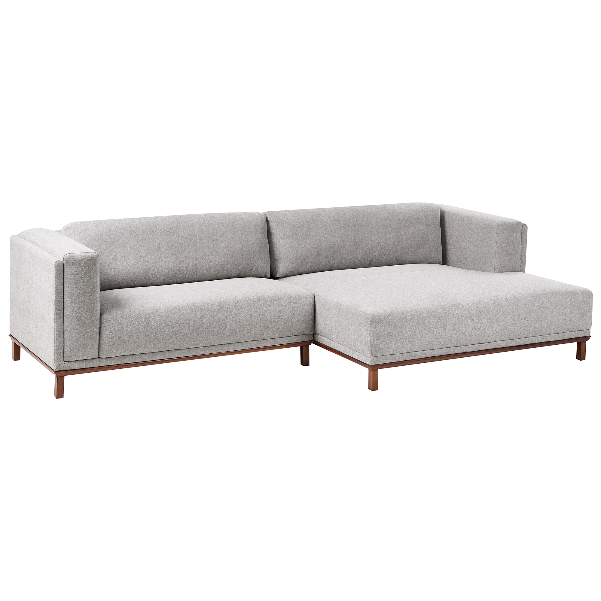 Kulmasohva 4-istuttava VENG kangas Harmaa Vasen