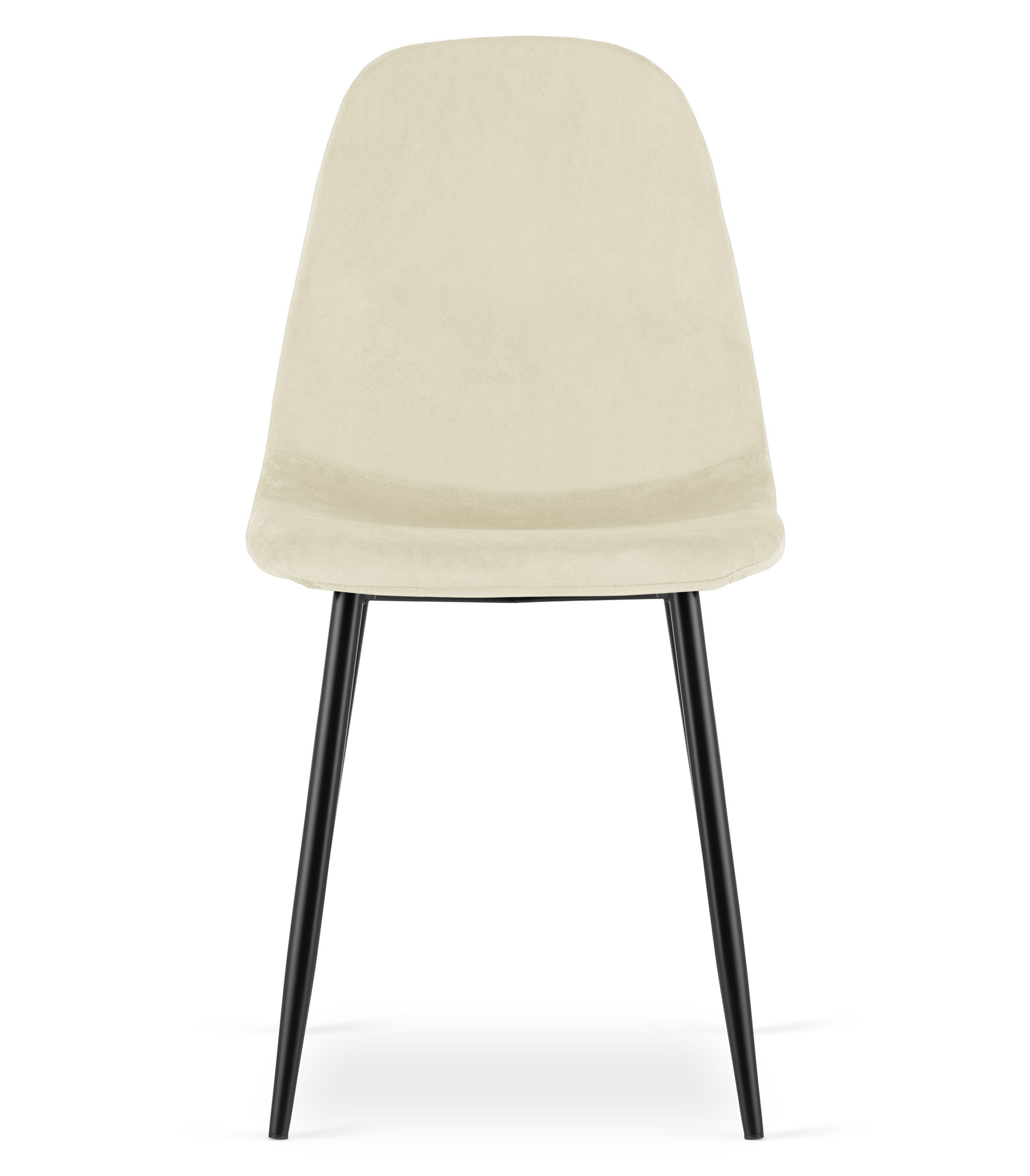 Tuoli - Leobert - COMO - sametti beige - 44,5x50,5x87,5 cm - setti 2 kpl