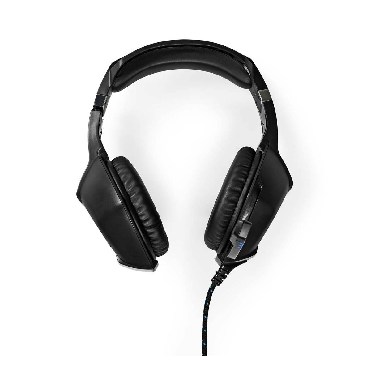 Stereo USB-A -pelikuulokkeet johdolla ja sisäänrakennetulla kaukosäätimellä