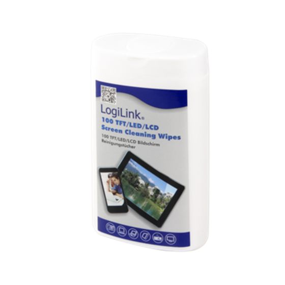 Logilink | Puhdistuspyyhkeet | 100 x Puhdistuspyyhkeet