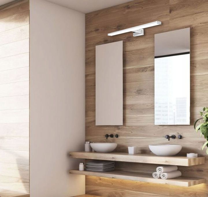 TOOLIGHT seinävalaisin LED APP371-1W kromi, 12x84x4,5cm