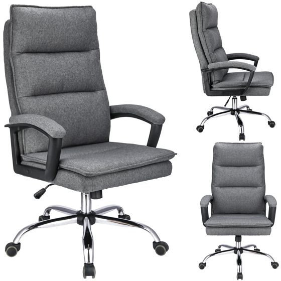 ESPO-toimistotuoli, tummanharmaa kangas