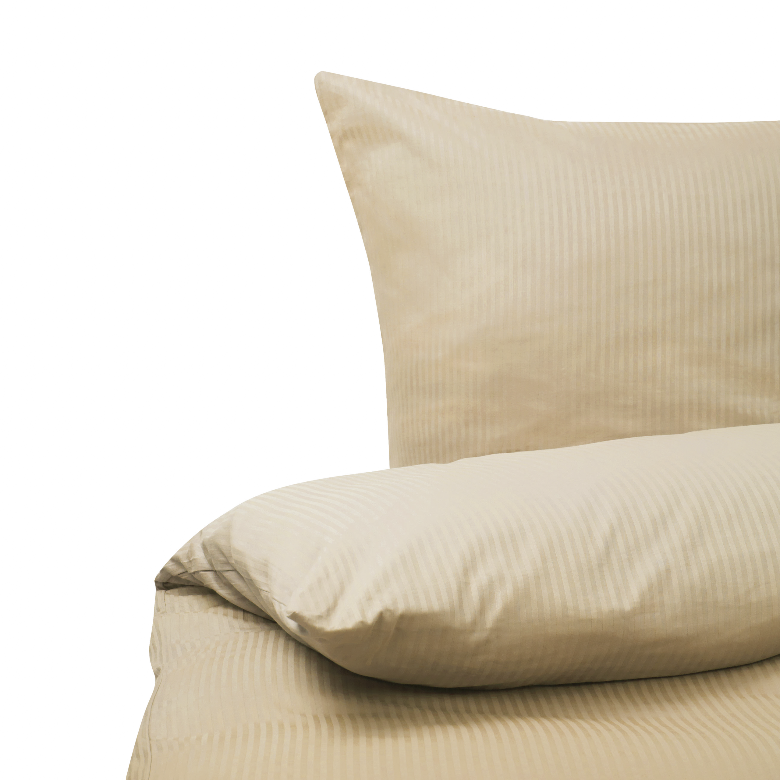 Pussilakanasetti AVONDALE 155 x 220 cm Puuvillasatiini Beige