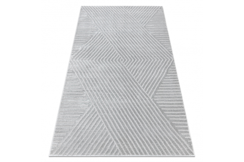 Matto BALANCE 1503 harmaa - Geometrinen, rakenteellinen, glamour