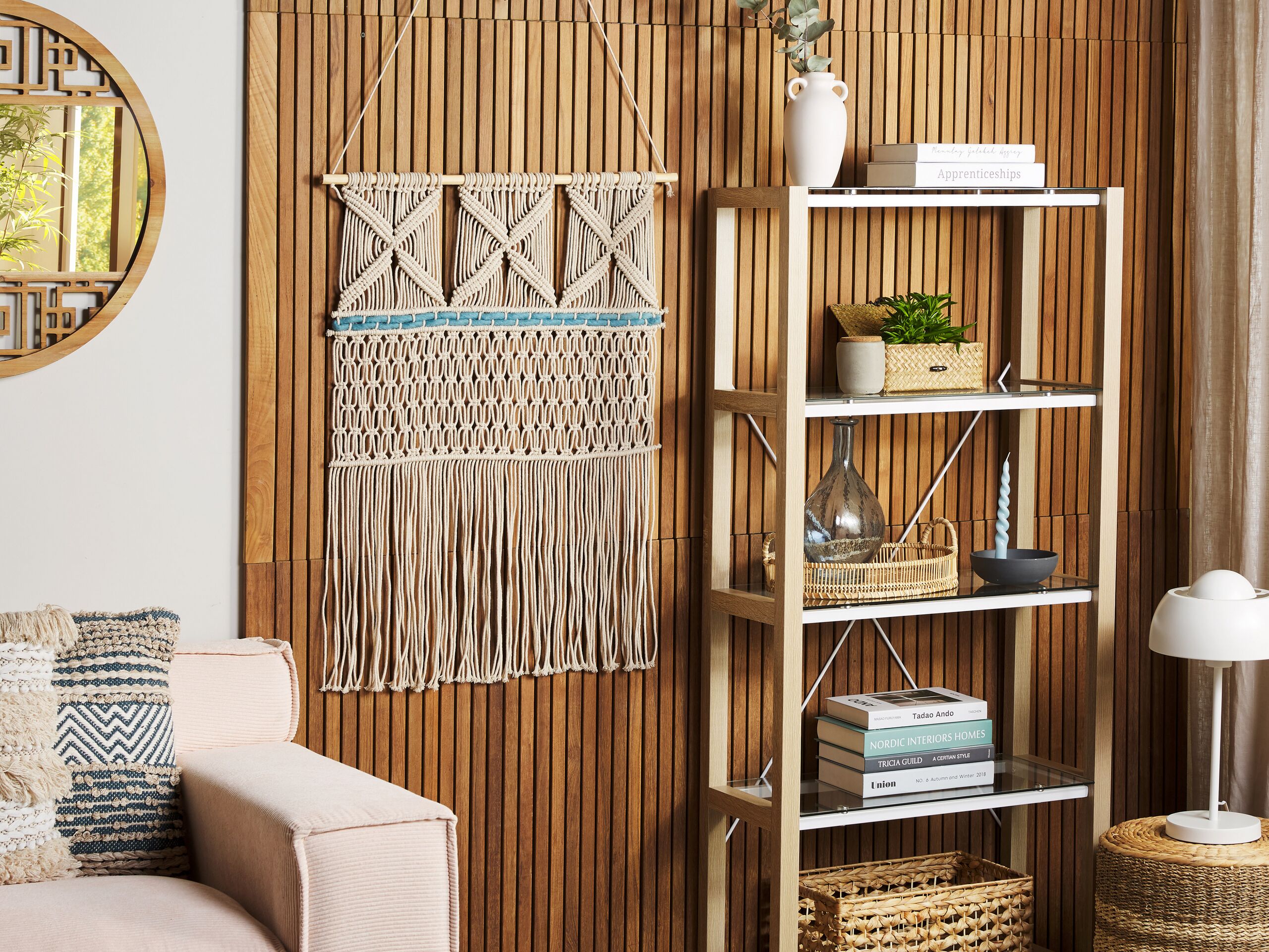 Seinävaate KALADY puuvilla 141 cm Beige