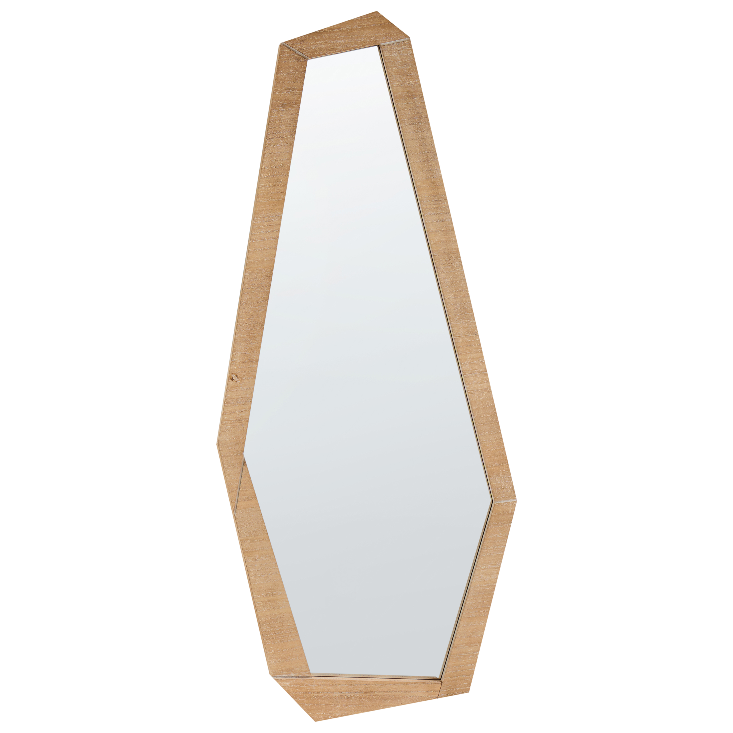 Seinäpeili CHANU 44 cm 104 cm Vaaleanruskea