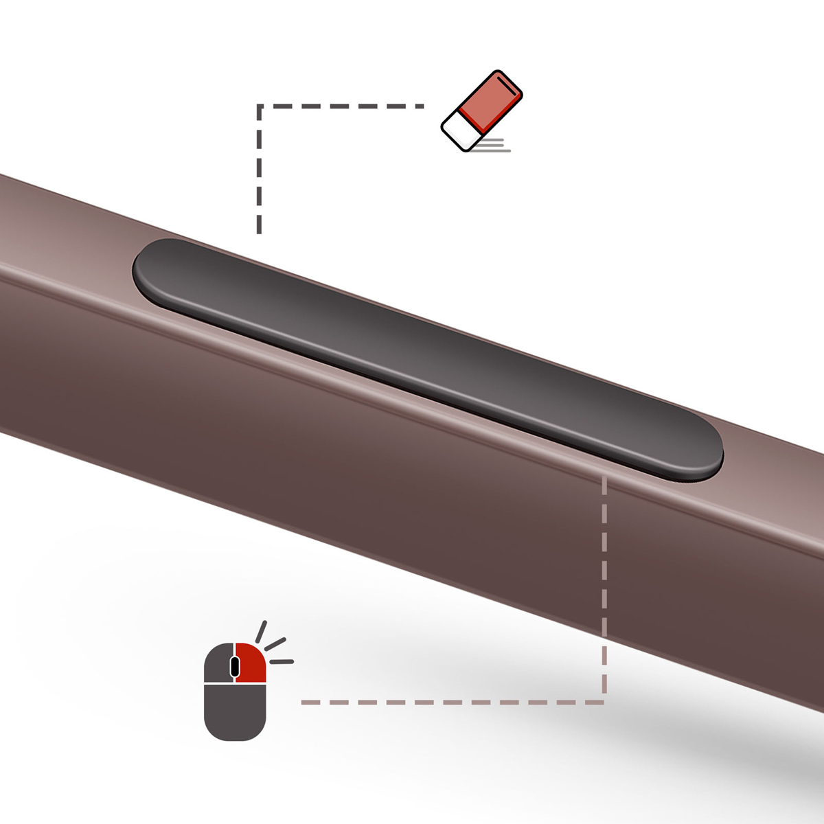 Kosketuskynä Surface-laitteelle, automaattinen yhteys, 1024 painepistettä, magneettikiinnitys