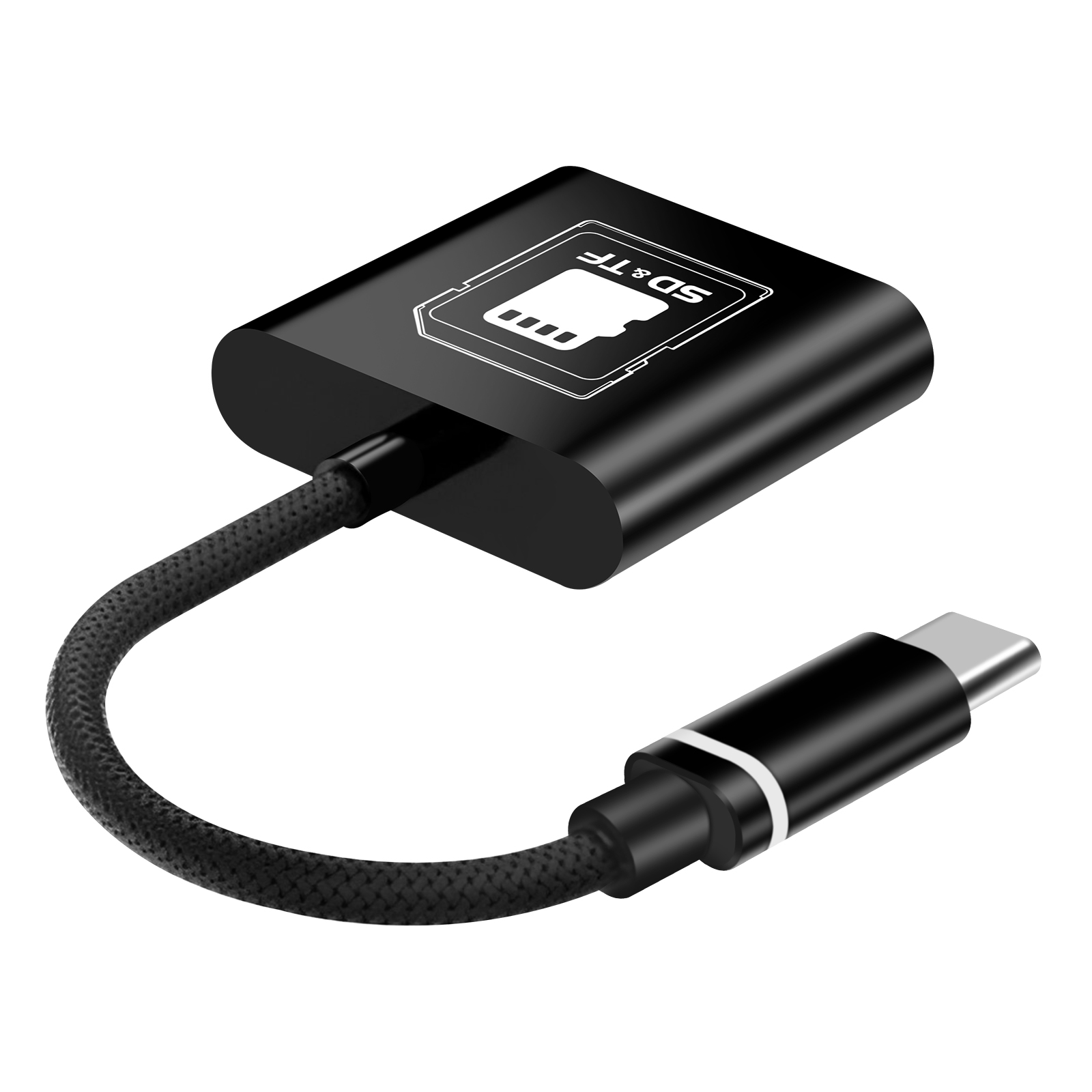 MicroSD/SD Kortinlukija USB-C Nopea Siirto Ultra Kompakti