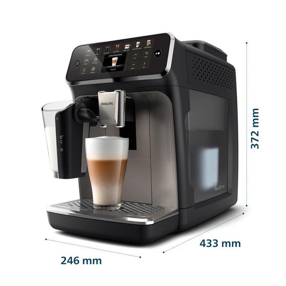 Philips EP4449/70 LatteGo 1500 W 15-palkkinen keraaminen kahvimylly musta ja hopea