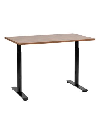 Manuaalisesti säädettävä työpöytä DESTINAS Ruskea/musta 120 cm 72 cm