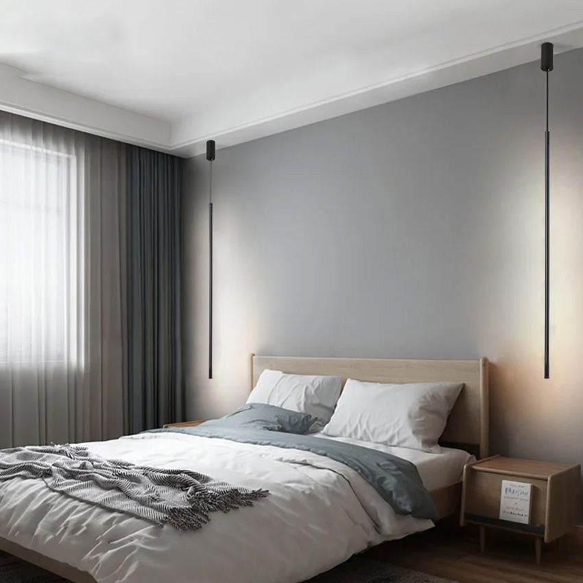 TOOLIGHT riippuva kattovalaisin LED APP1413-C musta, 2x2x195cm