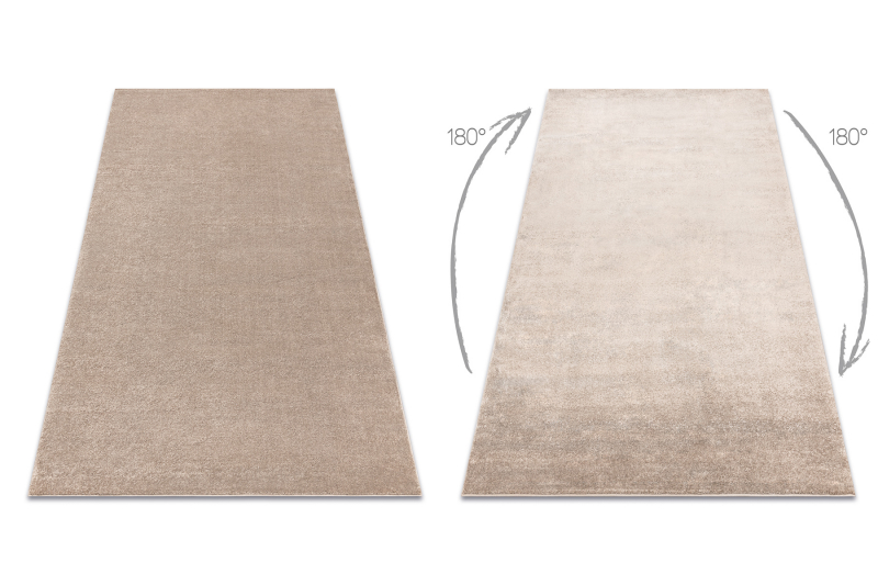 Matto SOFTY yksivärinen beige 140x190 cm