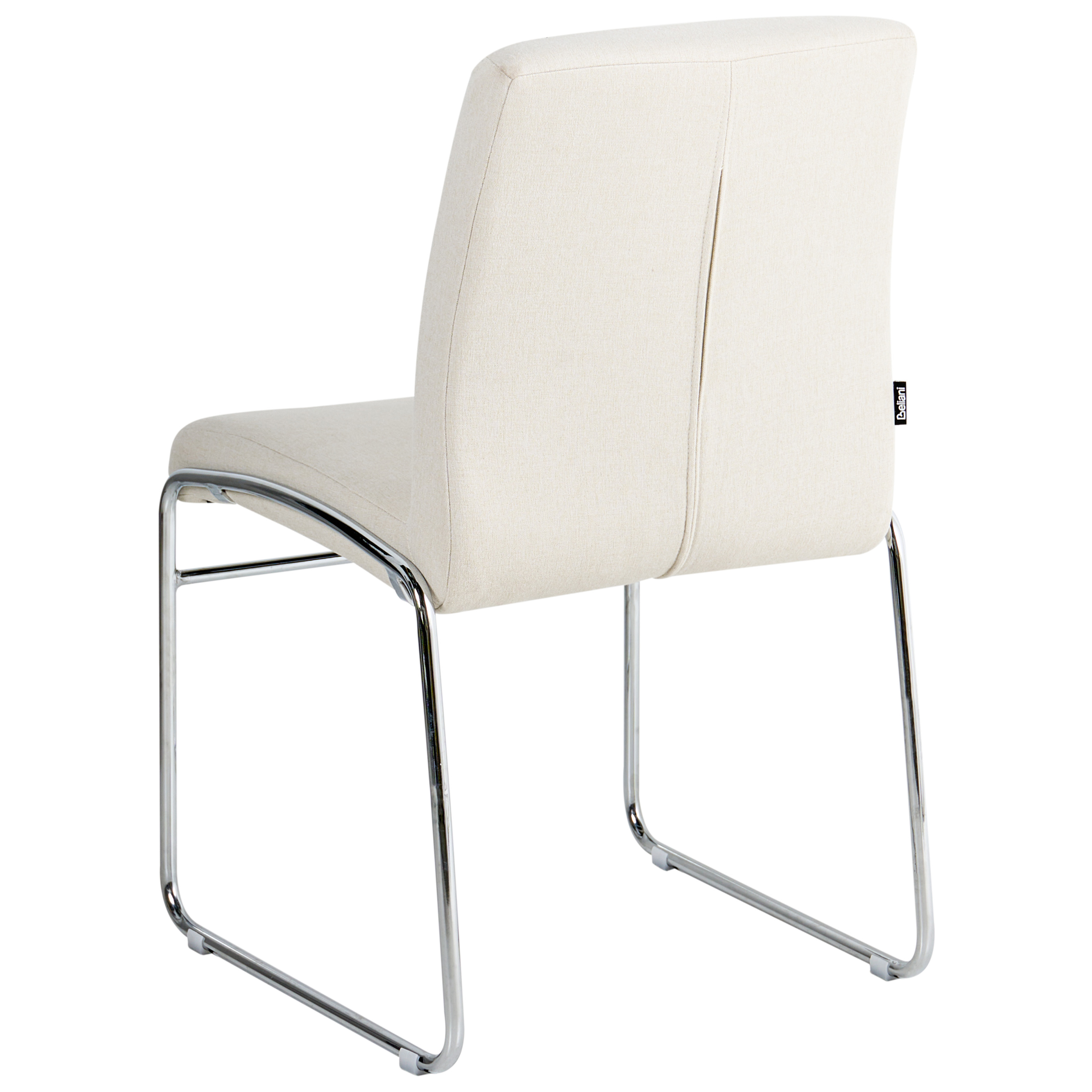 Ruokatuolisetti 2 kpl LECCO Kangas Vaaleanbeige