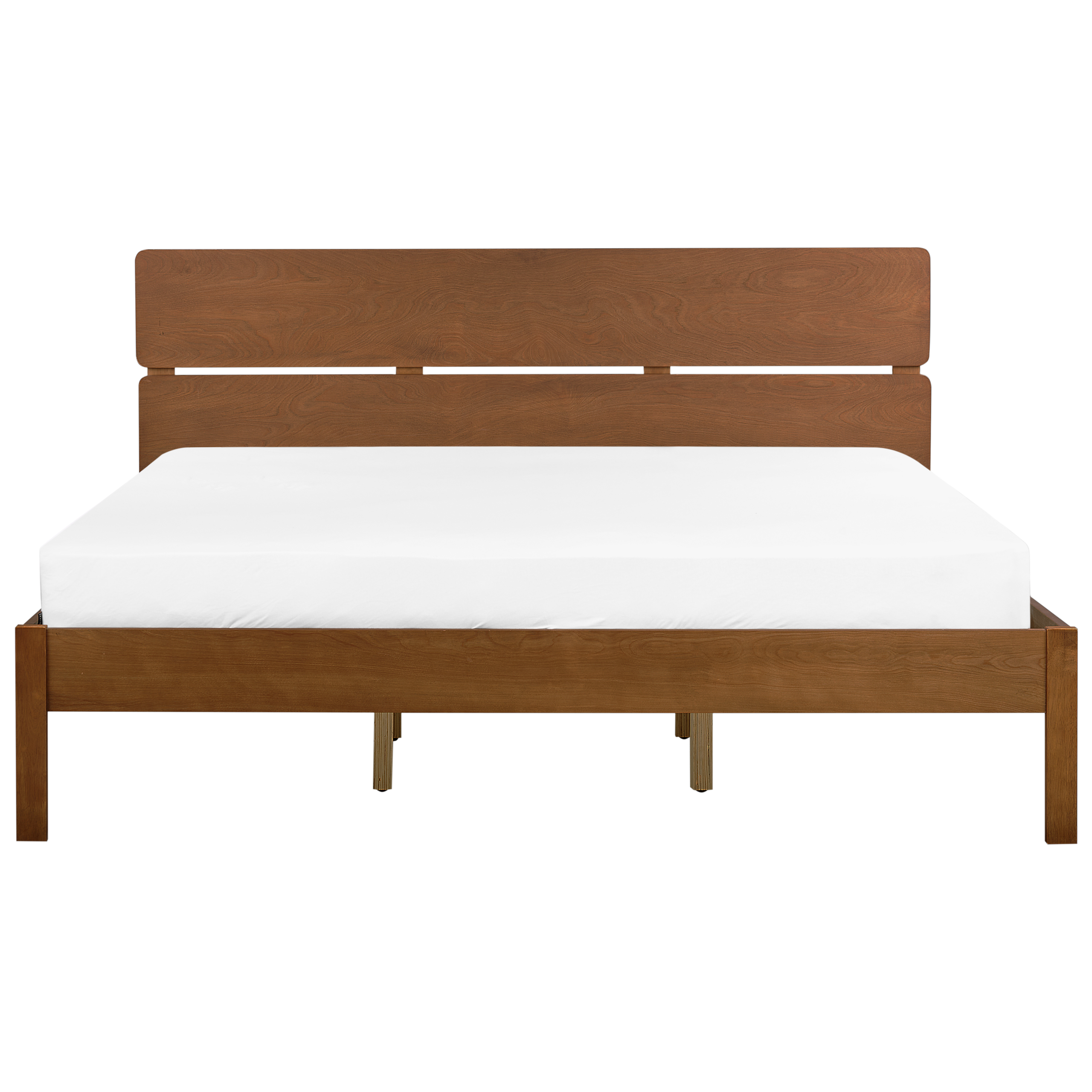 Sänky puu BOISSET 180 x 200 cm Tummanruskea