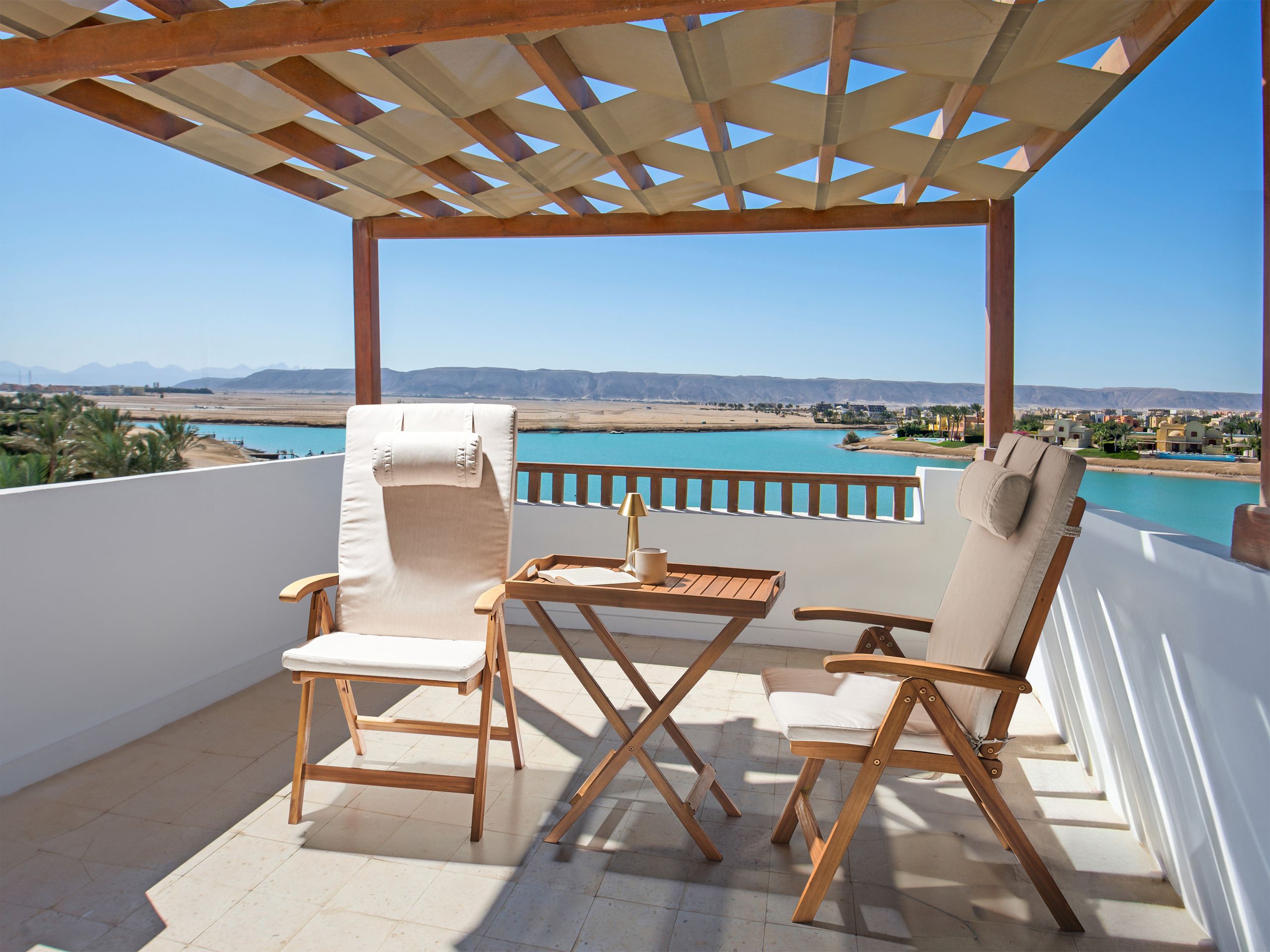 Selkä-/istuintyynysetti 2 kpl JAVA/AMANTEA PREMIUM 50 x 70 cm Vaaleanbeige