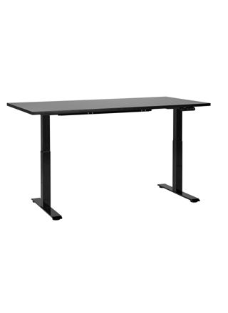 Sähkösäädettävä työpöytä DESTINES Musta 160 cm 72 cm