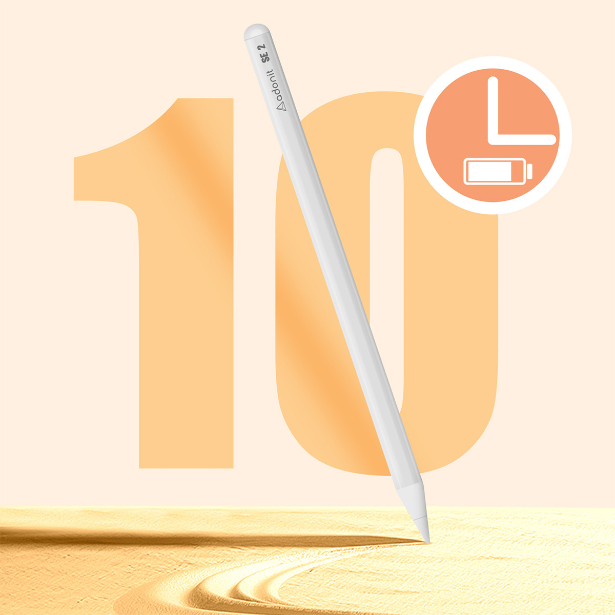 Ladattava Stylus iPadille SE 2 Sarja LED-merkkivalolla