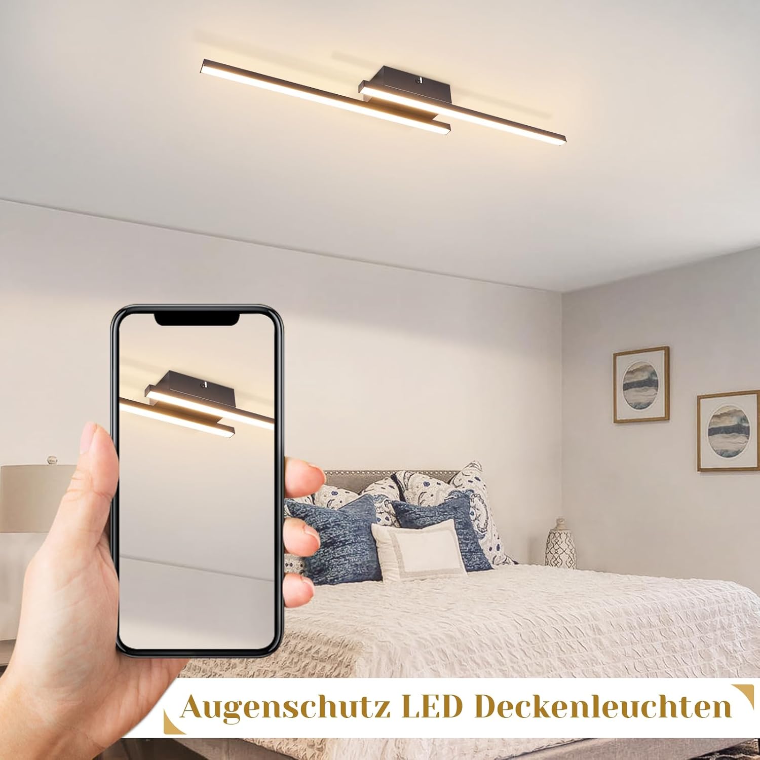 NETTLIFE LED-kattovalaisin, 62 cm, 12 W