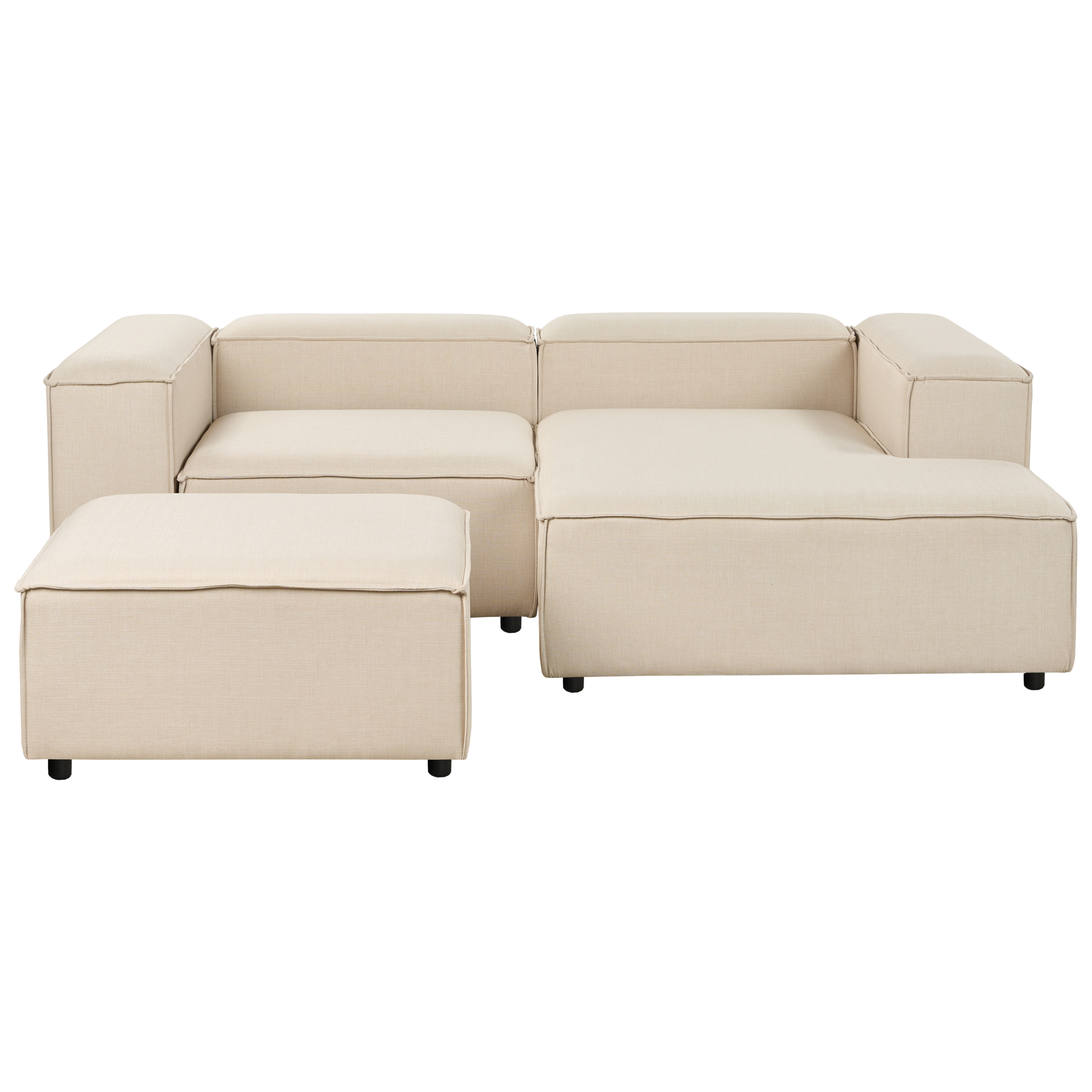 Moduulikulmasohva 3-istuttava ARDAL kangas Beige Vasen