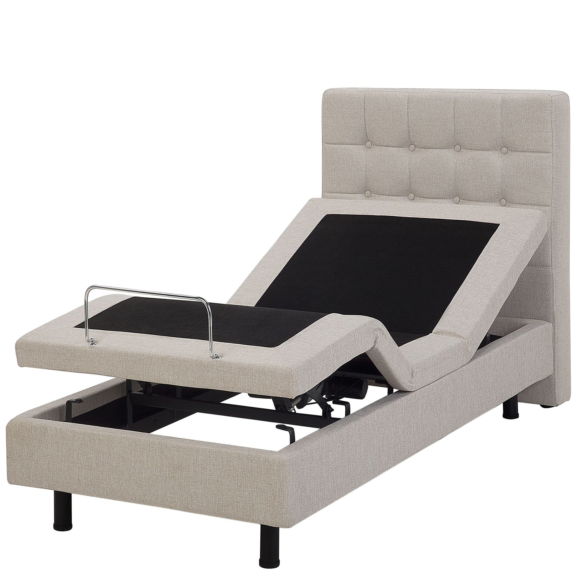 Sänky säädettävä ilman sängynpäätyä Kangas DUKE 80 x 200 cm Beige