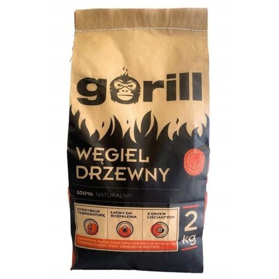 Gorill Helposti sytytettävä BBQ-hiili 2kg