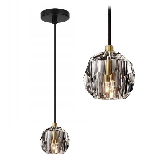 TOOLIGHT riippuva kattovalaisin APP586-1CP musta, 7x8x90cm