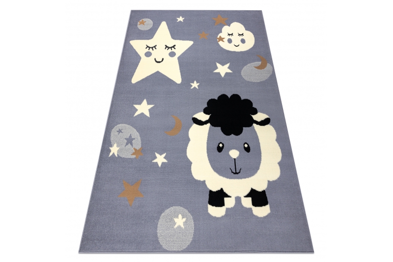 Matto BCF FLASH Sheep 4000 - Lampaat harmaa 140x190 cm